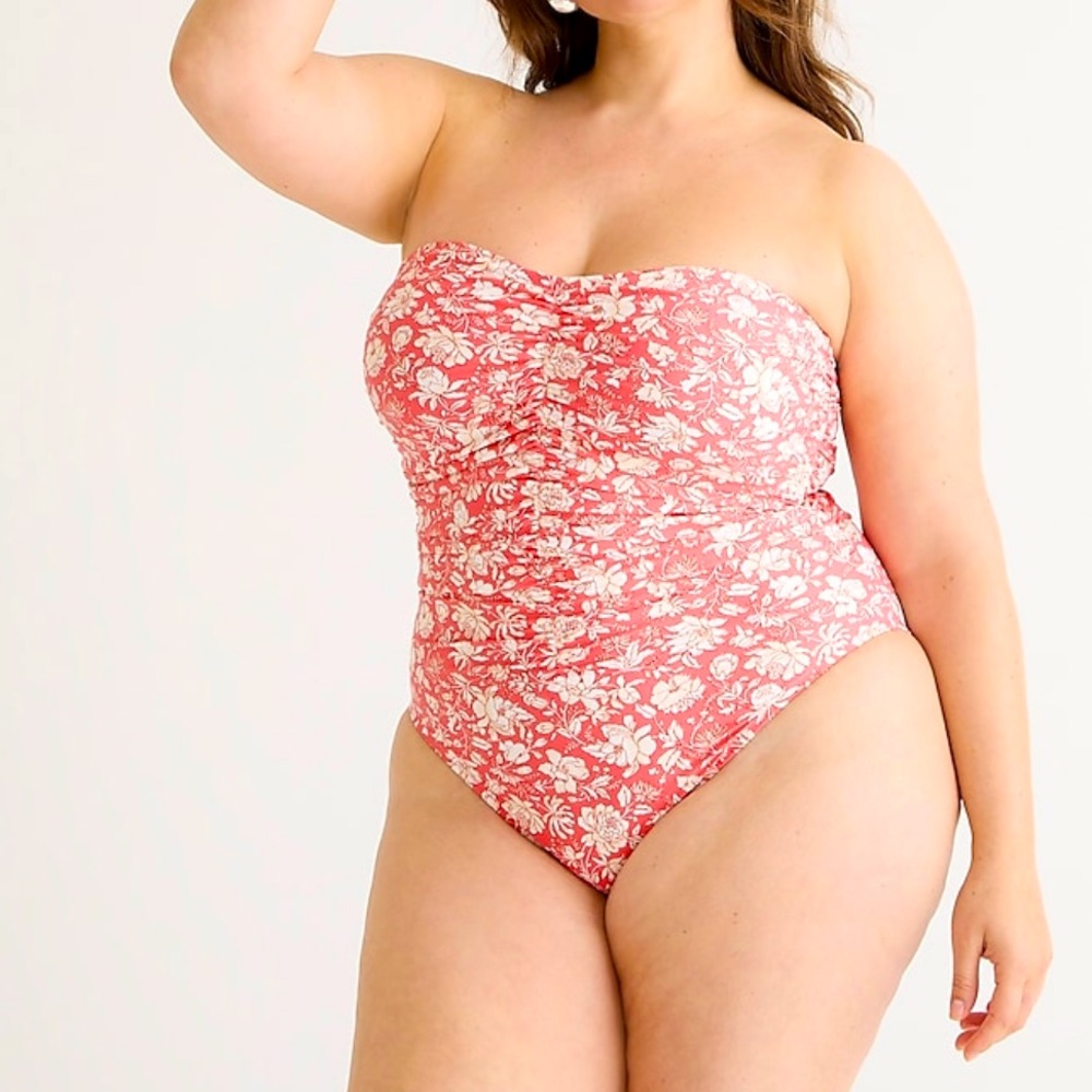 J Crew One Piece Floral Bathing Suit